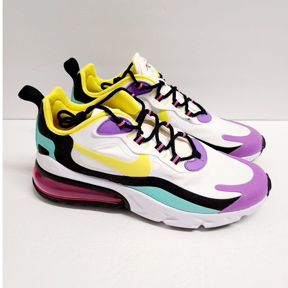 NEW Nike Air Max 270 React Bright Violet - Picture 3 of 6